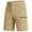 Khaki, variant on TACVASEN Men's Summer Outdoor 10" Shorts Quick Dry Water Resistant Lightweight Cargo Shorts with 5 Pockets for Golf Hiking Sports Work Casual , Army Green, Size 40