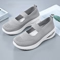 thumbnail image 6 of Willtoo Orthopedic Dress Shoes for Women Arch Support Non Slip Slip on Work Shoes Wide Knitted Mesh Stretch Server Shoes Soft 2026 New Foam Shoes, 6 of 6