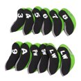 thumbnail image 4 of Nimomo 12 Uds. Fundas para Cabeza De Putter, Cubiertas para Cabeza De Palos De Golf, Chaqueta Protectora De Neopreno para Palos De Golf, Entrenamiento De Golfista, Uso Diario(Verde), 4 of 5