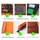 thumbnail image 2 of Sonducket Bolsa de almacenamiento de Cable USB impermeable de 2 capas, portátil, para viajes en casa, oficina, dormitorio, disco Flash, línea Carteras S Negro, 2 of 6