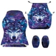 thumbnail image 2 of HUIACONG Galaxy Wolf Gaming Chair Covers Stretchable Racing Chair Slipcover Stretch Fabric Office Chair Cover Breathable All-Season Weather Resistant Keeps Chair Cool and Warm, 2 of 6