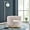 Gold Pink, variant on Modway Embrace Tufted Performance Velvet Swivel Chair in Gold/Gray