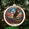 thumbnail image 3 of July Freedom Eagle Stained Glass Suncatcher Ornament – Ornament Gift for Family, Friends, Men & Women, Christmas 2025 Keepsake, 3 of 6