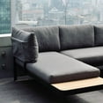 thumbnail image 5 of Amazonia Portofino 2-Piece, 100% FSC  Teak & Aluminum, Patio Modular Set with Olefin Cushions, 5 of 13