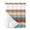 Red, variant on No Hook Cloth Fabric Shower Curtain with Snap in Liner, Boho Geometric Waterproof Shower Curtains Set with See Through Top Window, Turquoise Green Brown Tribal Stripes Bath Curtains Shower 36"x72"