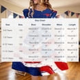 thumbnail image 3 of Avrnliq Girls 4th of July Dress Short Sleeve Ruffle Patriotic Midi Dress Casual Holiday Outfit,Size 5-6 T, 3 of 8