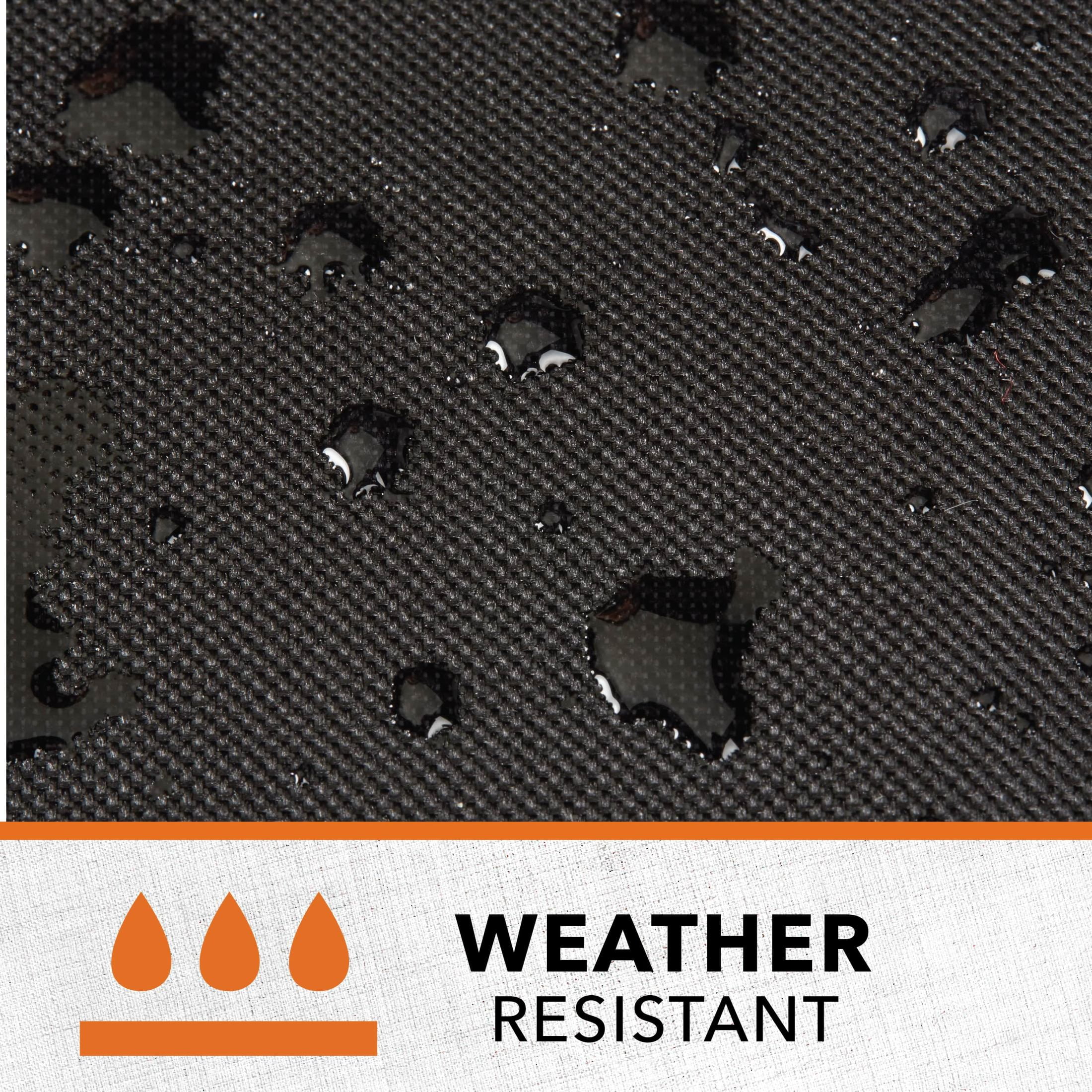 Modern Leisure Monterey 73 in. Outdoor Patio Grill Cover, 73"L x 25"W x 44.5"H, Black