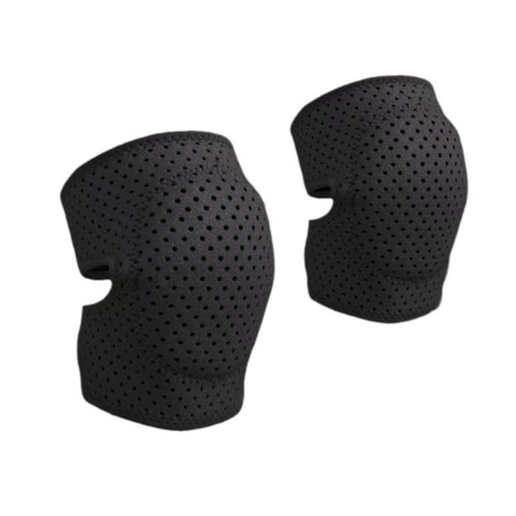 ManxiVoo Knee Pads with Thick Sponge Padding for Yoga Training and Sports Protection M Size