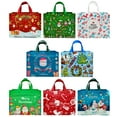 thumbnail image 7 of Wrapables Non-Woven Reusable Christmas Holidays Gift Bags with Handles for Gift Wrap, Parties, Favors and Treats (Set of 8), 7 of 7