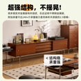 thumbnail image 4 of Mueble de TV de estilo medio y antiguo para apartamento pequeño, mueble nórdico para sala de estar, mueble de pared combinado blanco, 4 of 4