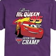 thumbnail image 2 of Disney's Cars - Lightning McQueen Seven Time Champ - Men's Short Sleeve Graphic T-Shirt, 2 of 4