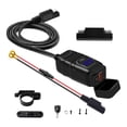 thumbnail image 1 of Cargador USB para motocicleta (USB Quick 3.0 y adaptador tipo C PD SAE a USB, CC 12 V-24 V) Azul, 1 of 5