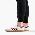 thumbnail image 4 of US: 8 Adi - das Originals Men's Iconic SAMBA SNEAKERS WHITE / BURGUNDY LAST1, 4 of 6