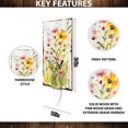 thumbnail image 2 of 30in Spring Wildflower Garden Stake | Watercolor Yard Art Decor, 2 of 8