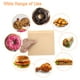 thumbnail image 5 of Uxcell 100Pcs Bolsas de Papel Kraft para Sándwich, 6.5 x 5.9 Pulgadas, Bolsa de Galletas a Prueba de Grasa, Marrón, 5 of 6