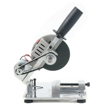 Mini Table Saw 0-45°Angle Cutting Machine Manual Chop Saw for Soft metal, Thin Stainless Steel Sheet Iron Sheet Wood