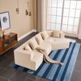 thumbnail image 5 of Memory Foam Couch, No Installation & Easy to Transport, Deep Seat Modern Sofa with Chenille Fabric, Couch for Living Room, Bedroom, Apartment, Home Office, 5 of 6