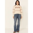 thumbnail image 4 of Shyanne Women's And White Embroidered Logo Crop Hoodie - SLFA21K60 X-  US, 4 of 4
