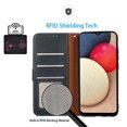 thumbnail image 2 of Pour Khazneh Sony Xperia 1 III/XPERIE 1 Iv Rfid Étui en Cuir Pebble Anti-Vol Bleu, 2 of 5
