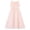 Pink, variant on renvena Kids Girls V-neckline Chiffon Pleated Flower Dress Wedding Maxi Gown