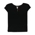 thumbnail image 1 of Camiseta básica Boxy de Aeropostale para mujer, negra, mediana, 1 of 2