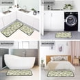 thumbnail image 5 of Nature Floral Kitchen Rug Mats 2PCS Non Slip 47" x 20" + 28" x 20" Kitchen Carpet Floor Mat Hallway Rugs Anti Fatigue Doormat Home Decor, 5 of 7