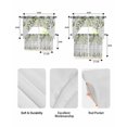 thumbnail image 5 of Green Swag Curtains for Living Room/Bedroom Windows, Eucalyptus Leaves Kitchen Curtains and Valances Set 36 Inch Length, Light Filtering Swags Valance Curtain Panels, 5 of 5