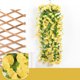 thumbnail image 1 of Cesta Colgante de Pared con Rosas Artificiales de Imitación Lcp250418004 | Varilla Resistente de 85 Cm | Enredaderas Envueltas En Plástico | Peso Ligero: 160 G | Decoración de Techo para Salón | Deco, 1 of 6