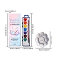 thumbnail image 2 of NWOKYZGH Heart-shaped Watercolor Paint Set, 2 of 9
