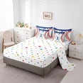 thumbnail image 5 of Erosebridal Navy Blue Dripping Baseball Stitch & Batter Silhouette Graphic Bedding Comforter Set 7 Pieces, Sport Graphic Full Bedding Set for Boys And Girls Kids,Super Cozy Room Decor, 5 of 6