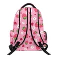 thumbnail image 2 of Xixirimido Cute Axolotl Strawberry Floral Print 17" School Backpack for Girls Multi-pocket Bookbags Large School Bag for Elementary Middle High School Students Back to School Supplies, 2 of 8