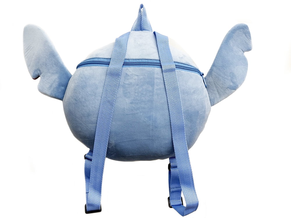 Rare Disney Store Lilo Stitch Head Plush Backpack Bag ? Stitch Head Shaped Plush Backpack - Walmart.com main image 4