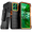 Black / Orange, variant on Defender Case for Motorola Moto G Power 2025/2026 with Belt Clip, Kickstand, Dual-Layer, Black