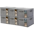 thumbnail image 1 of Storage Box with Lid Decorative Box Large Storage Bins with Lid ( & with Flip Lid), 1 of 9