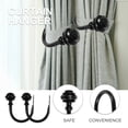 thumbnail image 6 of 2 Pieces U-Shape Curtain Holdbacks Tiebacks for Window Curtains and Door Drapes, Hook Style Curtain Tie Holders, 6 of 6