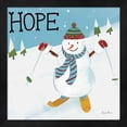 thumbnail image 2 of Great Art Now Snowman Snowday A by Farida Zaman, 2 Piece Framed Art Set Each 13.25"W x 13.25"H, 2 of 3