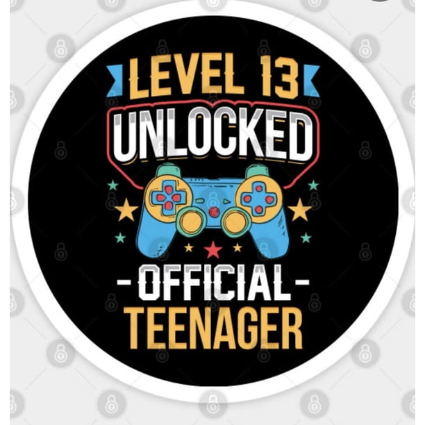 Officially Teenager Edible Cake cupcake topper (1.4 Sheet) fits 1/4 ...