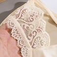thumbnail image 5 of Scyoekwg Women's Underwear Stretchy Comfort Low Waisted Underwear Hollow Thin Ladies Underpants Hipster Panties Solid Color Underpants(Beige,L), 5 of 5