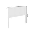 thumbnail image 3 of Pemberly Row Madison Full Solid Wood Panel Headboard in White, 3 of 6
