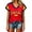 00_Spain, variant on 2026 Soccer Game Day Women V Neck Soccer Top Spain National Team Fan Apparel Casual Short Sleeve Match Outfit Shirt