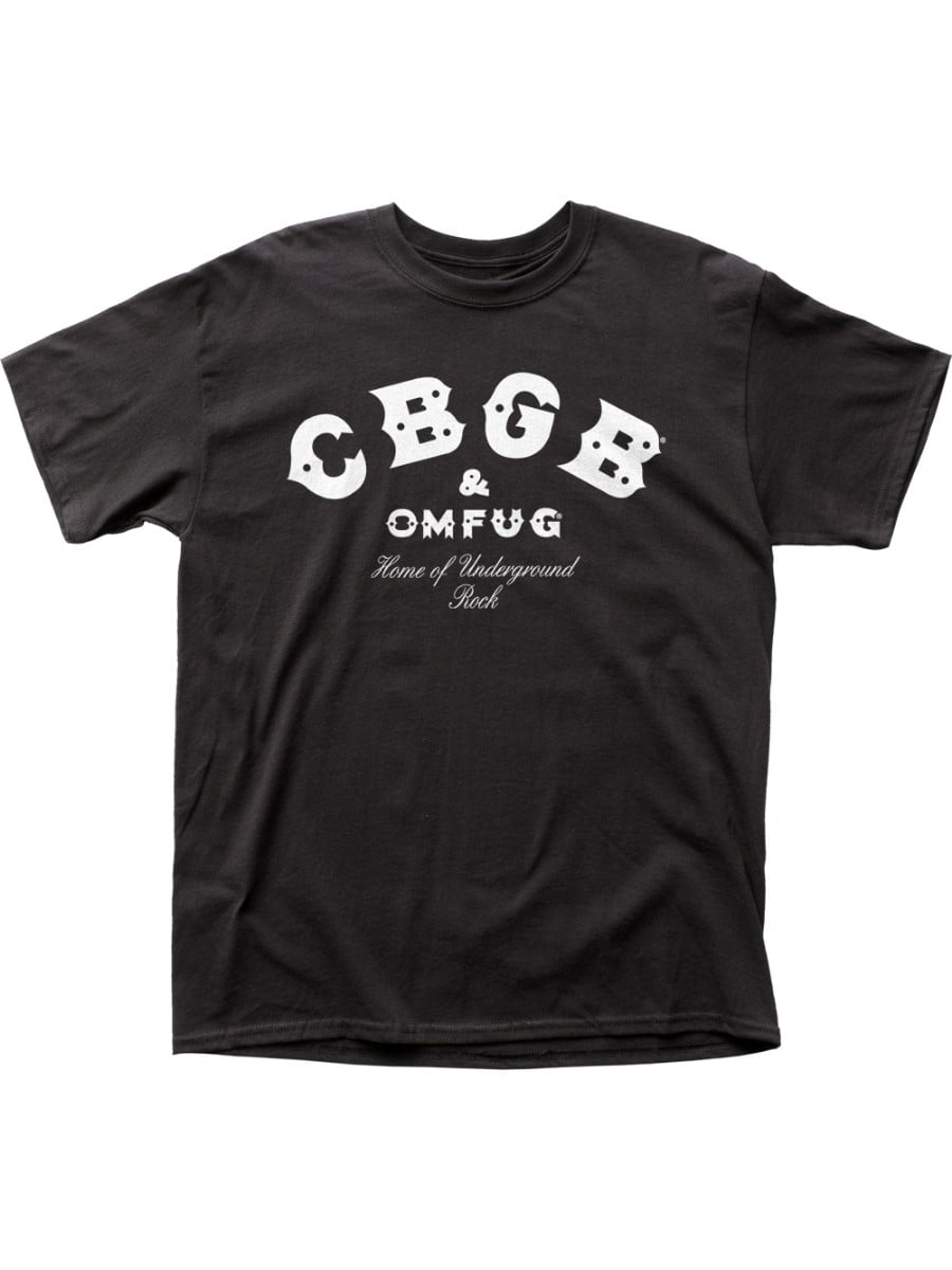 CBGB - Cbgb Famous New York City Nyc Music Club Logo Adult T-Shirt Tee ...