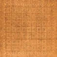thumbnail image 1 of Ahgly Company Indoor Square Oriental Orange Industrial Area Rugs, 6' Square, 1 of 4