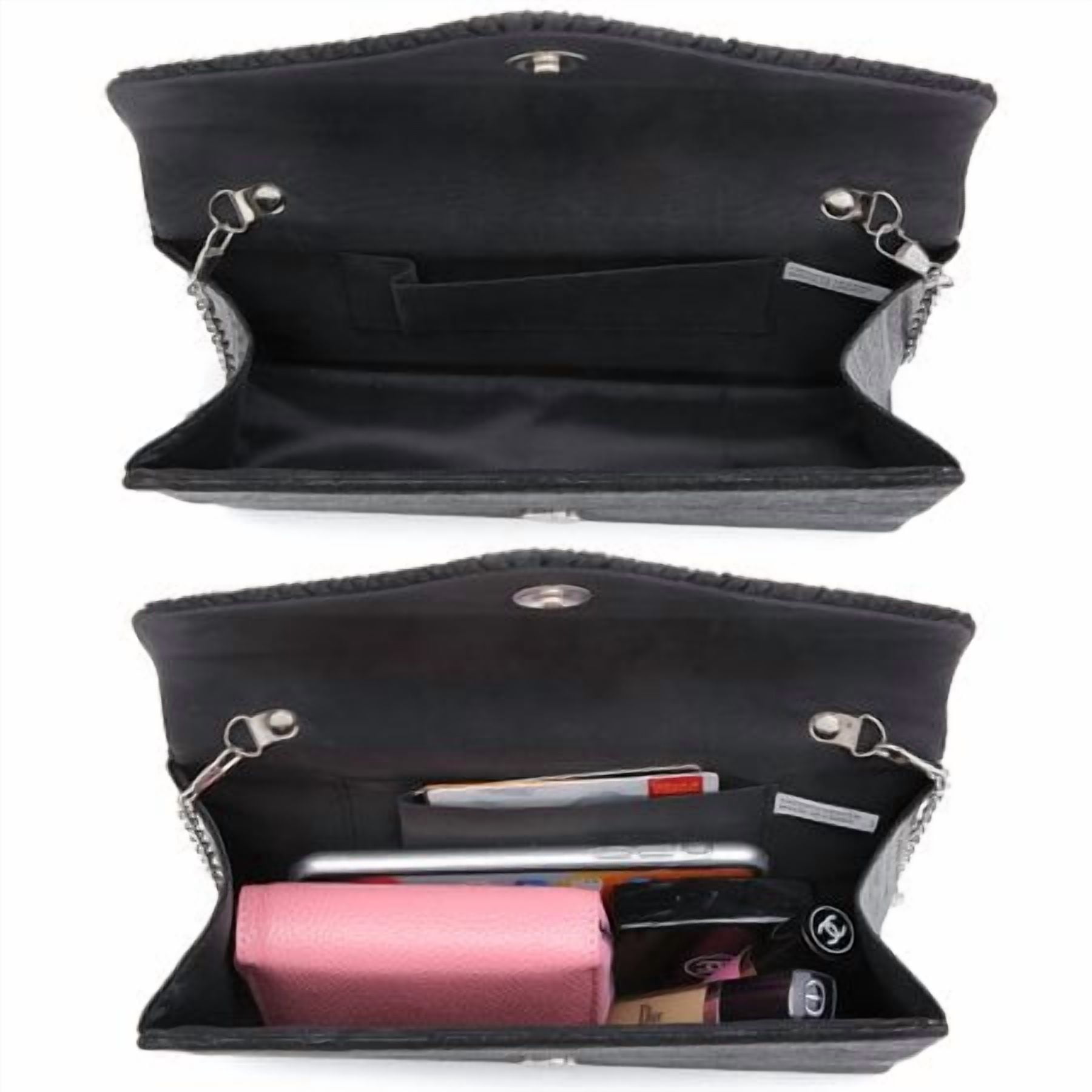 Dasein Women's Evening Bags Envelope Handbag Party Prom Clutch Purse Shoulder Cross Body Bag