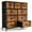 Rust, variant on 9-Drawer Fabric Dresser with Metal Frame - Space-Saving Storage for Bedroom, Bathroom & Entryway - Smooth Wood Top, Multi-Functional Organizer