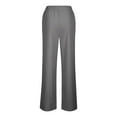 thumbnail image 2 of YunYi Now Trending Lightweight Summer Pants Women Work Capri Pants for Women Petite Short Womens Palazzo Pants Dressy Tall Flowy Linen Pants for Women Boho White Pants Women Casual Clearance $5, 2 of 4