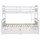 thumbnail image 5 of Twin sobre cama litera completa con escalera, dos cajones de almacenamiento, barandilla de seguridad, 5 of 5