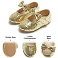 thumbnail image 4 of Toddler Little Girl Dress Shoes - Girl Mary Jane Flats Party School Wedding, 4 of 6
