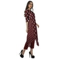 thumbnail image 3 of Moomaya 2 Piece Kurti With Pant For Women Santoon 3/4 Sleeves Partywear Clothing, 3 of 6