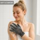 thumbnail image 5 of Guantes exfoliantes Meiyante Bamboo Charcoal, 1 par, 5 of 7