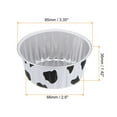 thumbnail image 2 of Black&White Cupcake Cups 50pcs 66x36x85mm Aluminum Foil Standard Cupcake Liners, 2 of 6